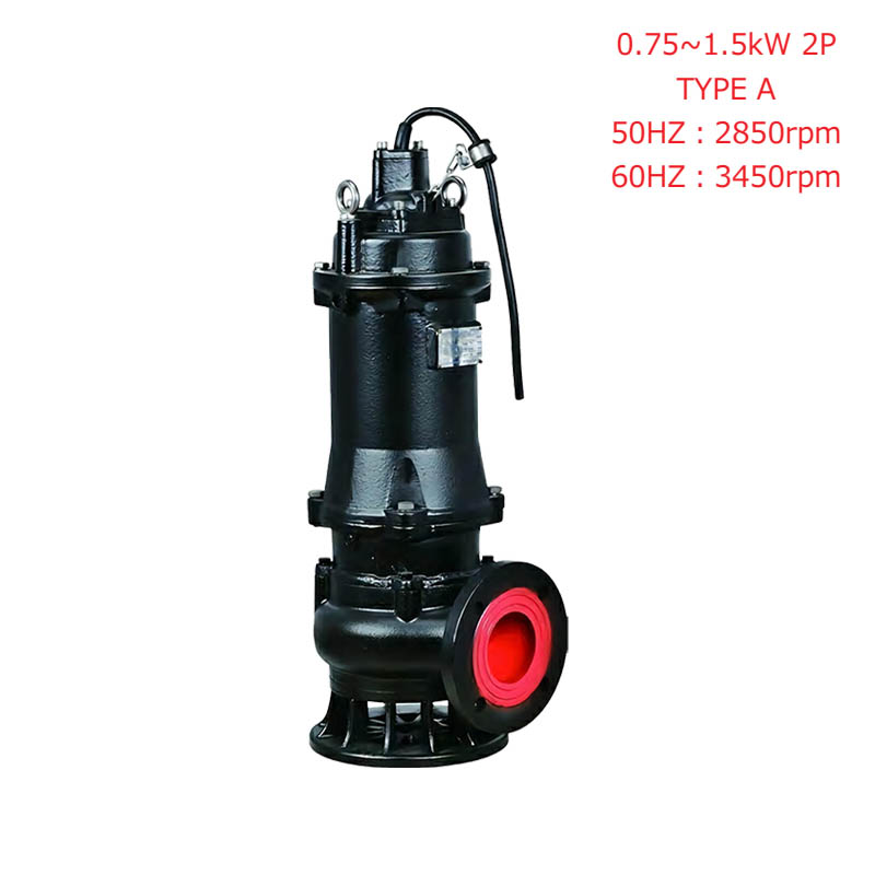 B Hreaded Oulet 2 inch TYPE A 0.75kw to 1.5kw